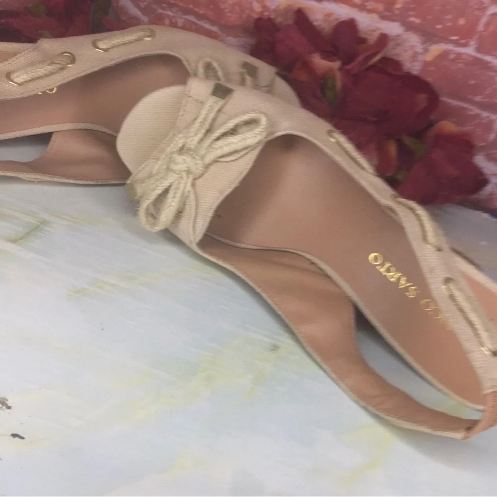 Franco Sarto khaki burlap